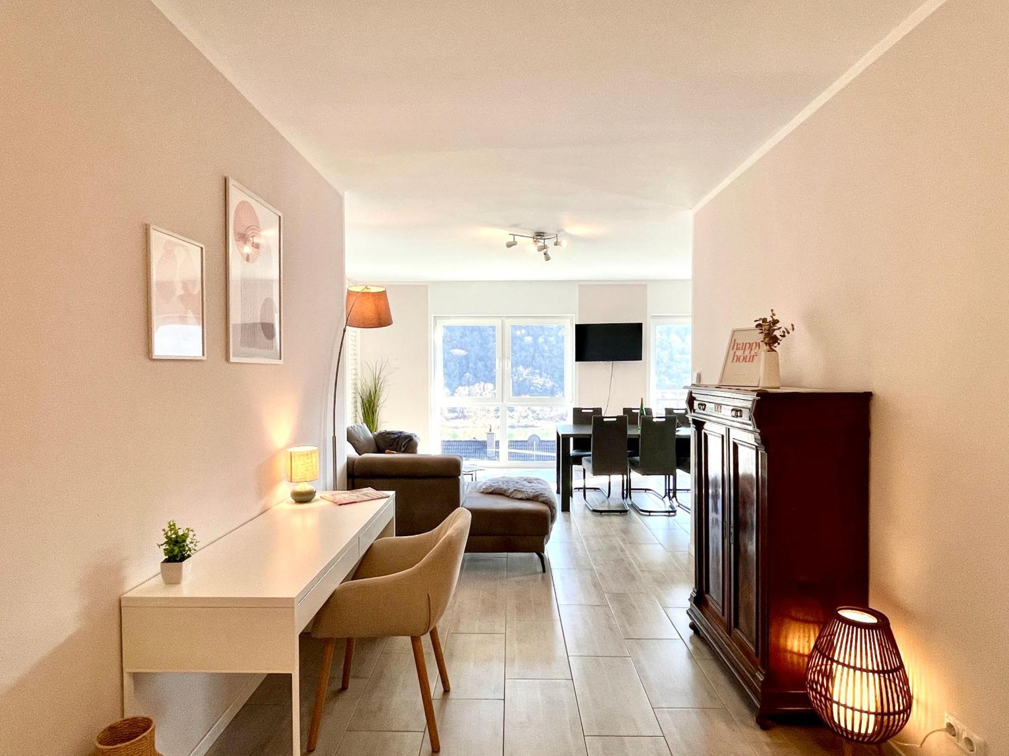 Ferienwohnung Moseltraum, 1-6 Pers, Mit 3 Schlafzimmer Und Panoramabalkon Müden Exterior foto