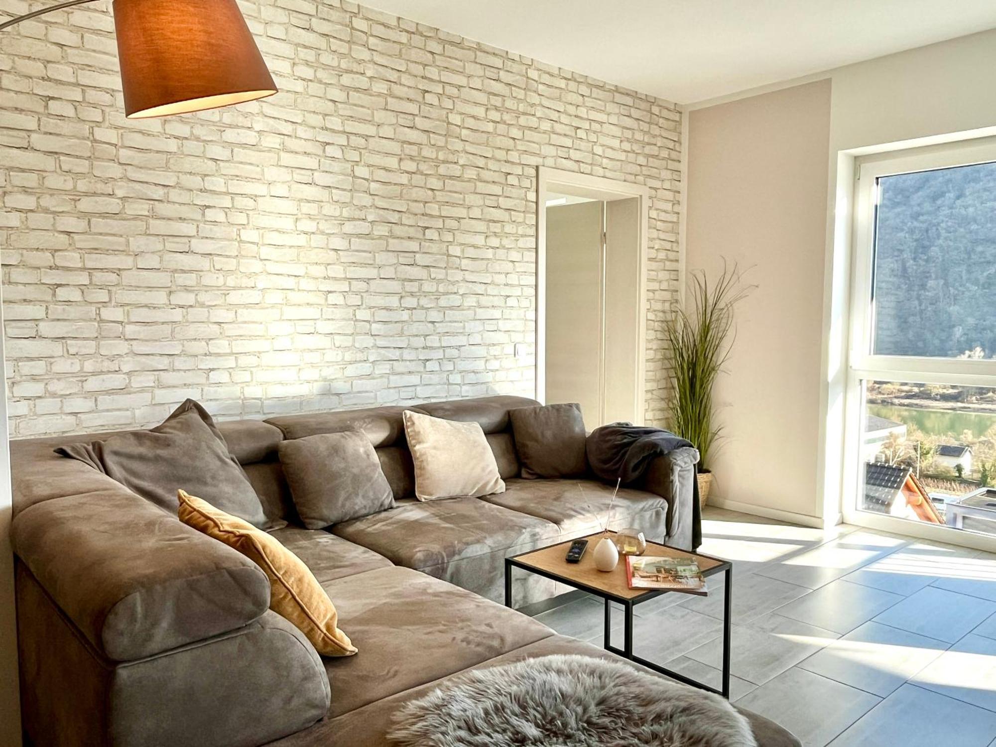 Ferienwohnung Moseltraum, 1-6 Pers, Mit 3 Schlafzimmer Und Panoramabalkon Müden Exterior foto